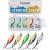 THKFISH Fishing Lures Trout Lures Fishing Spoons Lures for Trout Pike Bass Crappie Walleye 1/8oz 1/5oz 1/4oz 3/8oz 1/2oz 3/4oz 5pcs Color B 1/4oz 5pcs