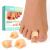 Welnove Hammertoe Corrector - 6 Pack Toe Splints - Soft Gel Toe Straighteners - Realign Bent Curled Crooked Claw Hammer Toes - Toe Corrector for Men and Women 3 Different Sizes (Beige)