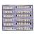 168 Pcs Dental Synthetic Resin Tooth Denture 6 Sets False Teeth 22 A2 Upper Lower Shade Dental for Halloween Horror Teeth (22 A2)