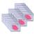 NIYET 30 pieces of Moisturizing Collagen Crystal Lip Mask - Anti-Ageing & Anti Chapped  Reduce lip Wrinkles  Fade Lip Color  Make Skin Smooth And Firm Collagen Lip Pieces (Pink)