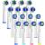16 pieces compatible with oral B Electric toothbrush sensitive precision clean cross clean 4pcs 3D whitening four models in one pack