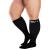 Zeta Socks XXXL Wide Plus Size Calf Compression, Soothing Comfy Gradient Support, Prevents Swelling, Pain, Edema, DVT, Large Cuffs, Unisex, for Flights (Black, XXXL)
