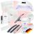 ND24 NAILDESIGN-Geln gel Starter Set Basic with LED detention gel assembly gel French gel sealing gel LED lamp & accessories-16-piece complete set for beginners-LED gel made in Germany