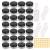 70 Pcs Empty Plastic Cosmetic Jars 5ml Sample Containers Pots Bottles sample pots for cosmetics Travel Cosmetic Jar Pots with Lids travel pots for cream travel cream pots for toiletries Black-70pcs-5ml