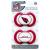 Baby Fanatic NFL Arizona Cardinals 2-Pack Pacifiers One Size Team Color