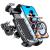 Mohard mobile phone holder bike never fall down 360 rotatable bike handlebar bags cell phone holder motorcycle cell phone holder bike for racing bike MTB compatible with 4.7-6.8 inch smartphone black
