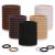 ZHIYE Elastic Hair Ties 50 Pcs Thick Seamless Hair Bands No Damage Soft Ponytail Holders Hair Bobbles for Girls Women Neutral 1 count (Pack of 50) Neutral