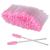 XPP Disposable Eyelash Brushes 100PCS Eye Brow Spoolie Castor Oil Brush Mascara Wands Cosmetic Makeup Tools(Crystal Pink)