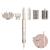 Shark FlexStyle 5-in-1 air style & hair dryer car wraping attachment paddle brush oval brush concentrator diffuser storage case no heat damage champagne HD440Sleu champagne 5-in-1