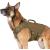 Oneigris no-pull dog harness Aire mesh adjustable safety harness Ultra breathable for large/medium dog breast harness dog hardness with 2 handles dog vest brown XL (neck: 51-74cm breast: 79-102cm)