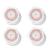 Clarisonic Brush Head Replacement | Radiance Facial Cleansing | Added to Transparency Portal Compatible with Mia 1 Mia 2 (4 Count (Pack of 1))