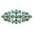 Faship Gorgeous Green Hair Barrette