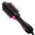 Sawop Hair Dryer Brush Blow Dry Brush in One 4 in 1 One Step Hairdryer and Styler Volumizer Hot Air Brush with Negative Ion Anti-frizz Ceramic Titanium Barrel Hair Straightener Brush Black/Pink