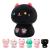 Mewaii 14'' Soft Cat Mushroom Plushie Stuffed Animal Plush Pillow Squishy Toy - Black Black Cat 14 Inch