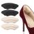 Sibba 8 pieces of heel handles for women too big shoes self-adhesive shoe pads sticker for men and women shoe filler inserts anti-bubbles heel snugs comfort back insert black/skin color