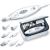 Beurer MP 41 Manicure/ pedicure set electrical nail file with 7 attachments light LED light nail miller for well-groomed nails with storage bag nail care for hands and feet white