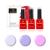 Bluesky Gel Nail Polish Set Pretty Pastels Lavender Dream Dc101 Cherry Bomb Pn04 Soft Fabric 7324 3 x 5 ml Pink Purple Cream White Nude (Requires Curing Under UV or LED Lamp) Pretty Pastels 15 ml (Pack of 1)