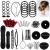 Winkeyes Hair Styling Set, Hair Design Styling Tools Accessories DIY Hair Accessories Hair Modelling Tool Kit Hairdresser Kit Set Magic Simple Fast Spiral Hair Braid Hair Braiding Tool (Type A- 25 set)