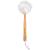 Shower Loofah on a Stick Body & Back Scrubber - Long Handled Mesh Bath Sponge Pouf Luffa Brush on a Stick with a Wood Handle for Men & Women - Easy Reach Body Wash & Lotion Applicator 1 Count (Pack of 1)