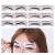 60 PCS Eyebrow Stencils 6 Styles Non-Woven Shaping Grooming Stencil Kit Eyebrow Drawing Guide Makeup Template DIY Tools For Beginners