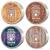 4 Beard Balm Variety Pack (1oz Each)- Sandalwood, Pine & Cedar, Bay Rum, Clary Sage- Styles, Strengthens & Softens Beards & Mustaches - Leave in Conditioner Wax for Men Variety 1 Ounce (Pack of 4)