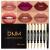 evpct 6 Pcs Lip Liner and Lipstick Set Kit DNM Chestnut Nude Dark Red Matte Matt Mat 24 Hour Lipstick Pen and Lip Kit with Lip Liner Pencil Long Lasting Set for Women labiales mate 24 horas originales 6 Count (Pack of 1)...