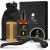 Beard Growth Kit, Derma Roller for Beard Growth,Beard Roller for Hair Growth for Men,100% Natural Ingredients Beard Oil Serum, Stimulate Promote Beard Mustache and Hair Regrowth - Gifts for Men Him Dad Father Boyfriend(5 in 1)