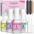 Saviland 20ml Dip Powder Liquid Set - 11pcs Large Capacity Dip Powder Base Activator and Top Coat Brush Saver for Dip Powder Nail Kit, No Need Curing, Best Gift for Nail Salon and Nail Beginners A- 4 PCS Dip Powder Liquid Set