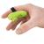LMS Trading Finger Clicker green ergonomically shaped clicker with soft silicone ring to attach to the finger