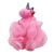 Caviotess Unicorn Bath Mesh Shower Ball Pouf Loofahs Exfoliating Bath Sponge Body Cleaner for Children Kids Pink.