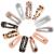 Cridoz 12 Pcs Acrylic Resin Hair Barrettes Hair Clips for Women Hair Accessories
