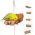 Cork chew rope - the perfect budgie toy and bird accessory for climbing and gnawing | Bird toys