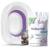 Fivona Yoni Steam Kit Over The Toilet Seat with Steaming Herbs Blue Moon Recipe for Detox, Cleansing, PH Balance and Odor Control Blue Moon Kit
