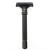 WEISHI Safety Razor Matte Black Butterfly Open Double Edge Adjustable Razor Matte Black