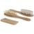 Kyte BABY Bamboo 3-Piece Brush Set - 1 Goat Hair Brush  1 Wooden Bristle Brush and 1 Bamboo Comb