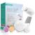 VOYOR Facial Cleansing Brush Waterproof Spin Face Brush 5-IN-1 Body Cleansing Brush Set for Deep Skin Cleansing, Gentle Exfoliating, Blackhead Removal FB100