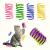 AGYM Cat Spring Toys, Available in 60 or 30 Packs for Indoor Cats, Colorful & Durable Plastic Spring Coils Attract Cats to Swat, Bite, Hunt, Interactive Spring Toys for Cats and Kittens