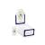 Zig-Zag Rolling Papers  Original White 70 mm Paper  Natural Gum Arabic  Thin Glue Sealing Line  24 Booklets with 32 Papers per Booklet