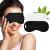 Castor Oil Pack Sleep Mask with Adjustable Strap Castor Oil Pack for Eyes Castor Oil Eye Mask for Women nap Soft Eye Mask Black