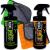 Boat Juice Cleaner Kit - 32oz Exterior Cleaner - Ceramic SiO2 Sealant - Water Spot Remover & 32oz Interior Boat Vinyl Cleaner - Ceramic UV Protectant - Includes Interior and Exterior Microfiber Towels