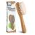 Lampox baby hair brush extra soft baby initial equipment newborn with soft goat hair milk scab baby hair brush baby care baby gift scalp care toddler baby accessories