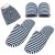 Hotelslipper foldable slippers slipproof bathroom slippers Washing spa house shoes portable slippers for hotel home guest men and women (adult stripes) Large/X-Large adult stripes