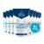 Salhouse Original Totes Meer Therapy Pure 8-Pack I solves skin dandruff I binds moisture I rich in mineral salts i vegan i skin compatibility dermatologically confirmed (8x500 g)