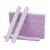 Ayitoo 50 pieces nail files 100/180 files nails double -sided files for gelnail nail files professional polish manicure nail art -material gray paper gray/core purple shape just 50 pieces nail file purple