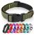 HEELE Dog Collar Reflective Dog Collar Soft Neoprene Padded Breathable Nylon Pet Collar Adjustable for Medium Dogs Army-Green M(34-52cm) M (34-52cm) Army Green