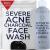 Ayadara Cystic, Hormonal, & Severe Acne Charcoal Face Wash | Prevents Future Breakouts, Inflamed Pores, & Dark Spots | Deep Cleansing Sulfur Acne Facial Cleanser for Oily & Sensitive Skin | 200+ Uses 3.4 Fl Oz (Pack of 1)
