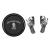 Baby Hand and Footprint Kit by Forever Fun Times | Get Hundreds of Detailed Prints with One Baby Safe Ink Pad | Easy to Clean, and Works with Any Paper or Card | Clean and Safe (Big, Black) Big Black