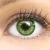 Green colored contact lenses FRESH MINT GREEN very strongly covering Silicone Comfort Novelty of Glamlens + container - 1 pair (2 pieces) - Dia 14.50 - With strength -5.00 diopters -5.0 diopters 8.6 millimeters 14.50 millimeters 2.0