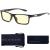 GUNNAR - Blue Light Reading Glasses - Blocks 65% Blue Light - Vertex, Onyx, Amber Tint, Pwr +1.5 +1.50 Power Onyx