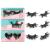 SY LASHES 25mm Mink Lashes 3D Real Mink Eyelashes Fluffy Dramatic False Eyelashes 6D Wispy Long Thick Handmade Luxury Volume Strip Eye Lashes (3 Pairs  Doll Honey Queen) 3Pairs 25mm